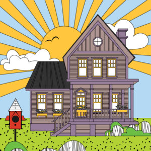 Morning Glory Greeting Card