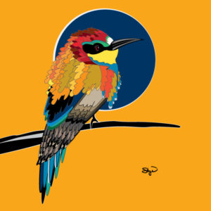 Little Bird Note Card by Skye Wright